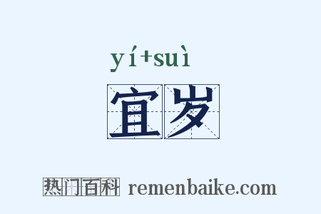 宜岁是什么意思的图片